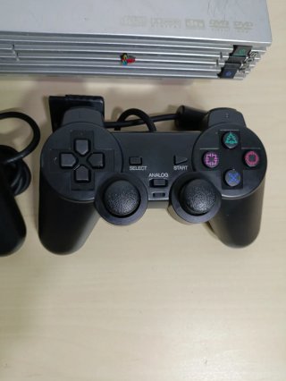 PS2 Fat Plata Silver Completa (PlayStation 2)