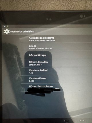 Tablet Lenovo A7600-F 10.1 16GB Negra