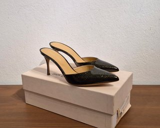 Sandali in pelle con tacco, Sergio Rossi, n. 37,5