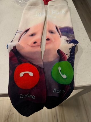 Calcetines divertidos meme Jonn Pork