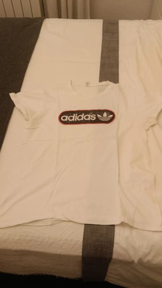 Camiseta Adidas Hombre Blanca