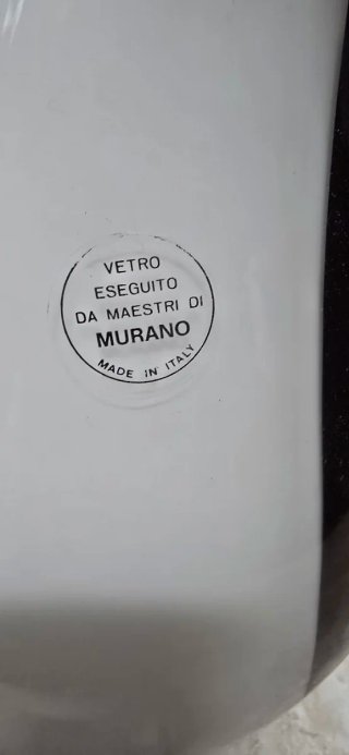 Lampada in vetro di Murano