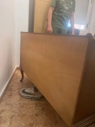 Cómoda vintage de madera