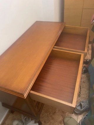 Cómoda vintage de madera