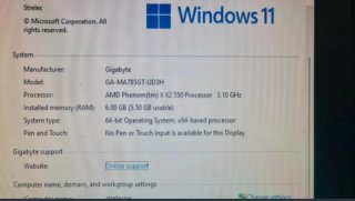 Combo placa base Gigabyte GA-MA785GT-UD3H