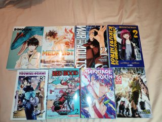 Lote 8 mangas variados novedades