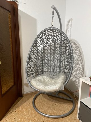 Sillón Colgante Gris
