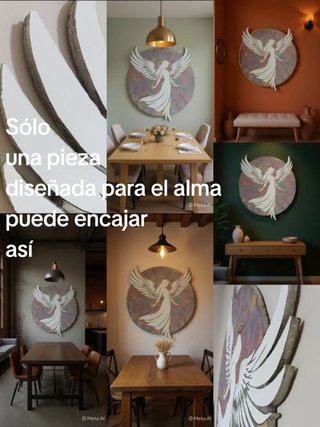 Todas mis obras hechas a mano son piezas únicas pu