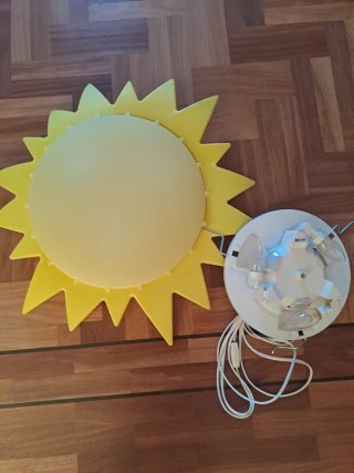 Lámpara Sol Infantil Plástico