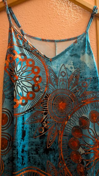 Vestido Verano Estampado Talla M
