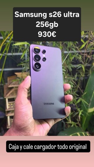 Samsung S26 Ultra 256GB Morado