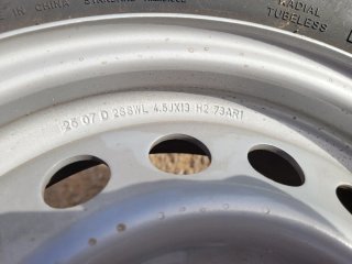 Ruedas completas remolque coche 175/70R13 NUEVAS