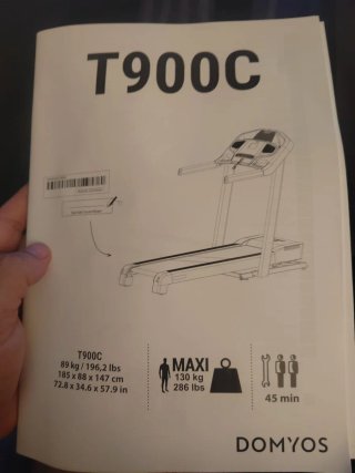 Cinta de correr Domios T900C