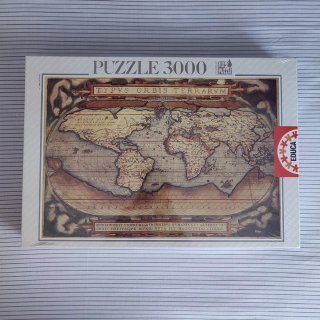 Puzzle Educa 3000 Piezas Mapamundi Antiguo
