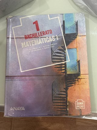 Matemáticas I. 1 Bachillerato