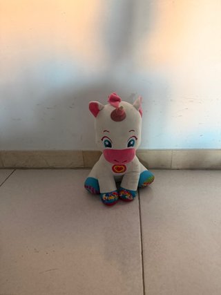 Peluche musical unicornio