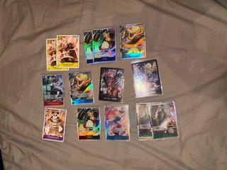 Cartas One Piece 17 super raras, SR, Pandas, Don!!