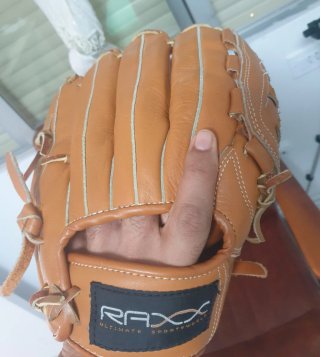Guante de béisbol de cuero