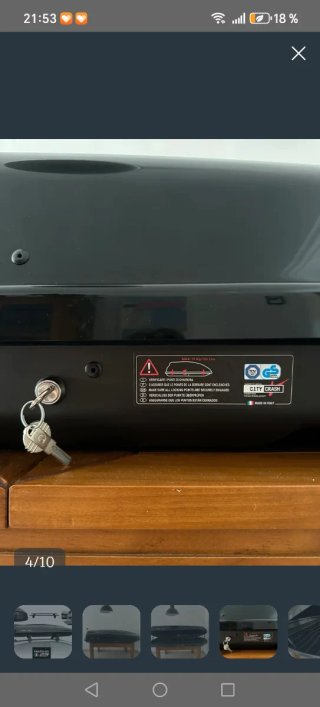 Cofre de techo para coche
