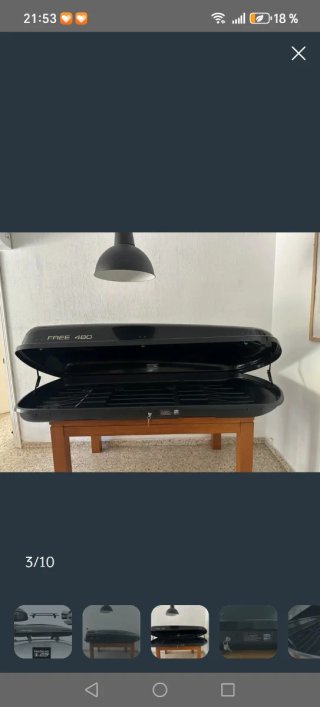 Cofre de techo para coche