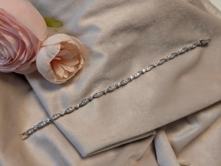 Pulsera Plata con Circonitas