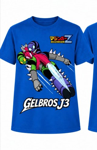 Camiseta Mazinger Z, Gelbros J3, nuevo diseño, XL