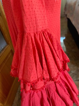 Vestido Flamenca rojo Volantes