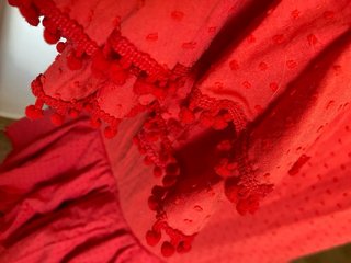Vestido Flamenca rojo Volantes