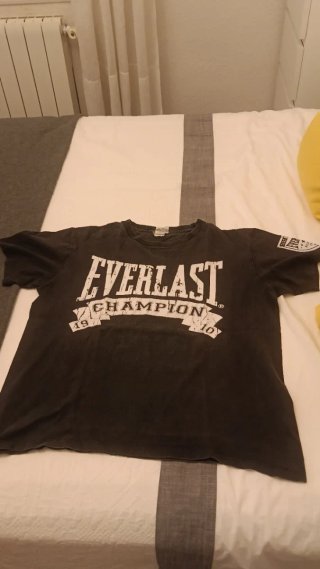 Camiseta Everlast Champion Negra Hombre