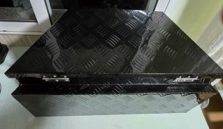Caja de Herramientas para Remolque Negra, VEVOR