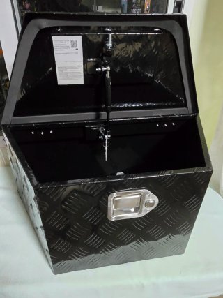 Caja de Herramientas para Remolque Negra, VEVOR