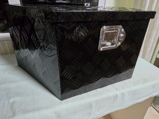 Caja de Herramientas para Remolque Negra, VEVOR