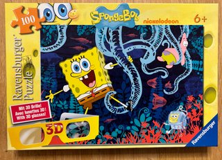Puzzle Spongebob 3D Ravensburger 100 piezas