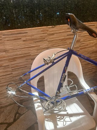Cuadro bicicleta Gios con complementos Campagnolo