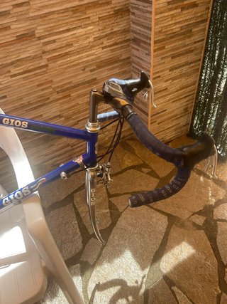 Cuadro bicicleta Gios con complementos Campagnolo
