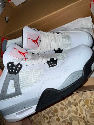 Jordan 4 White Cement
