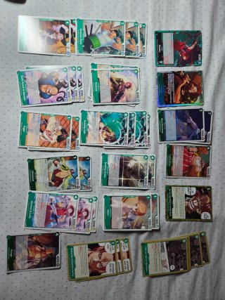 Lote Cartas One Piece OP17