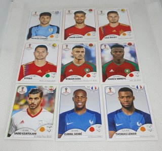 25 cromos Mundial Rusia 2018 RESERVADO