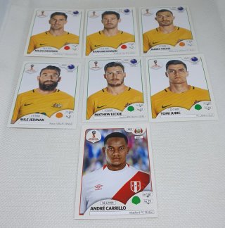 25 cromos Mundial Rusia 2018 RESERVADO