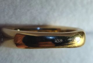 Alianza Oro 18k con Diamantes