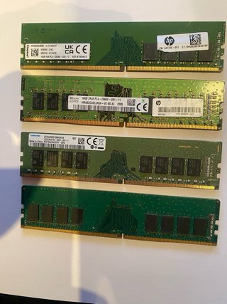 Memorias 16GB DDR4 Pc Sobremesa