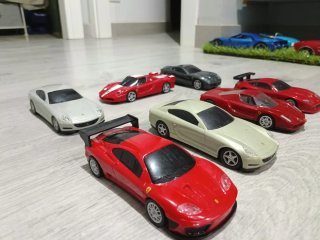Lote 7 coches de juguete coleccion ferrari shell