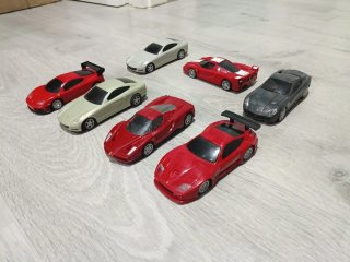 Lote 7 coches de juguete coleccion ferrari shell