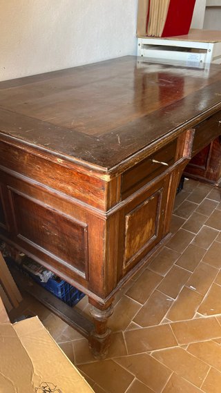 Escritorio vintage madera maciza