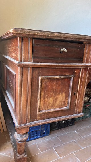 Escritorio vintage madera maciza