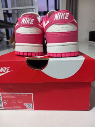 Nike Dunk Low Mujer Rosa y Blanco