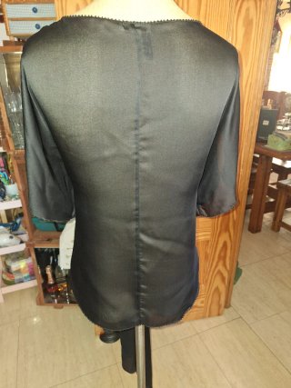 Blusa negra talla única