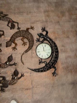 Decoración de pared de salamandras