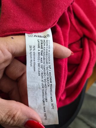 Cardigan donna rosso
