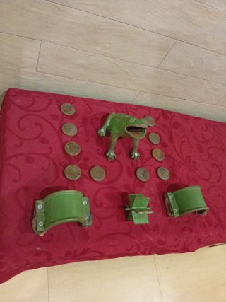 Juego de rana y monedas